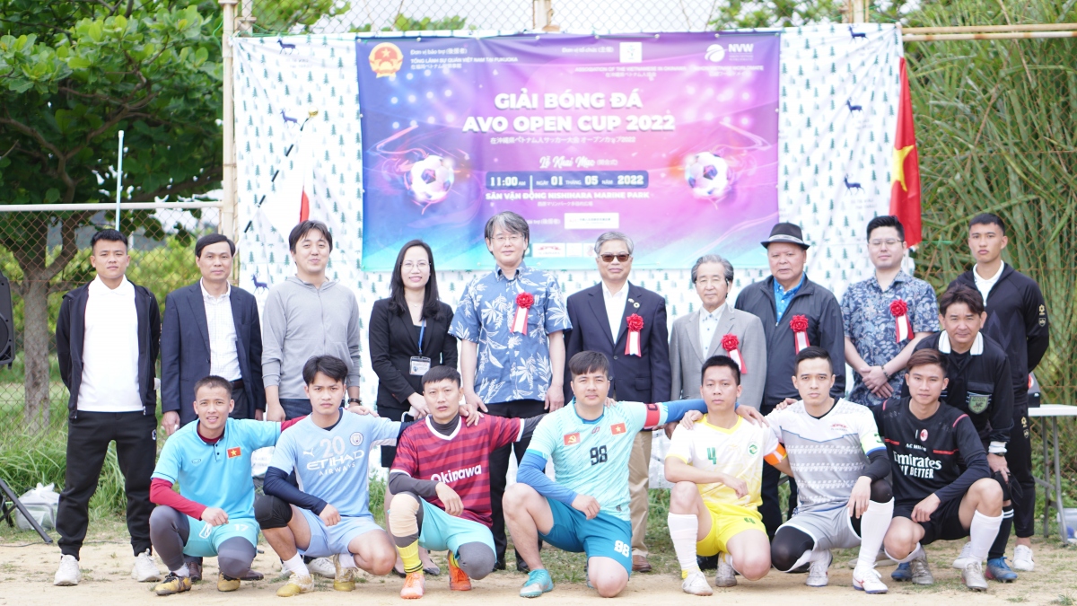 Sôi động giải bóng đá cho cộng đồng người Việt Nam tại Okinawa, Nhật Bản